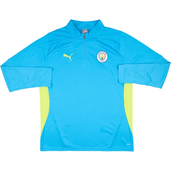2024-25 Manchester City Puma 1/4 Zip Training Top