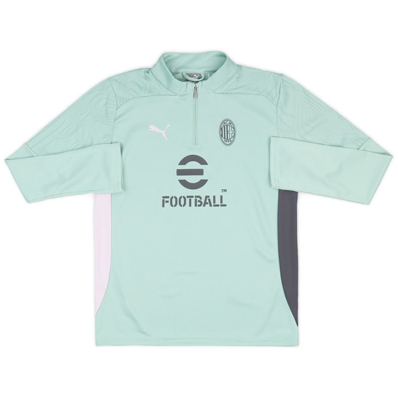 2024-25 AC Milan Puma 1/4 Zip Training Top (KIDS)