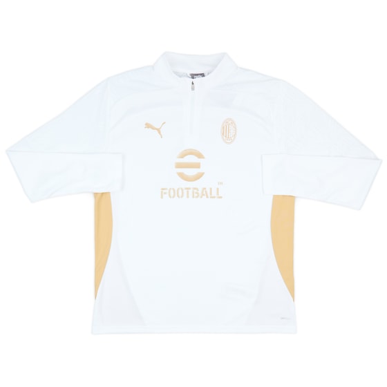 2024-25 AC Milan Puma 1/4 Zip Training Top