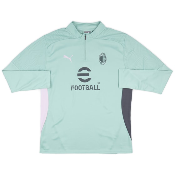 2024-25 AC Milan Puma 1/4 Zip Training Top