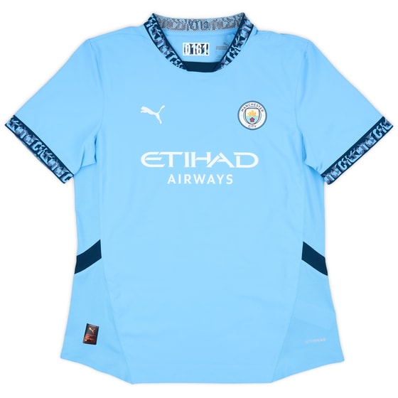 2024-25 Manchester City Women's Player Issue Home Shirt (L)