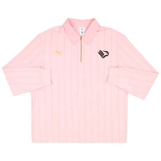 2023-24 Palermo Puma 1/4 Zip Polo L/S T-Shirt