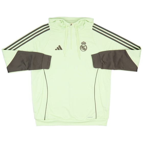 2025-26 Real Madrid adidas 1/4 Zip Hooded Top
