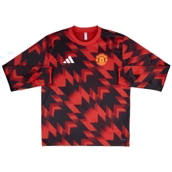 2025-26 Manchester United adidas Pre-Match Top
