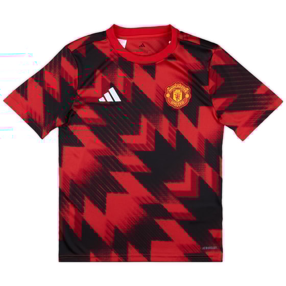 2025-26 Manchester United adidas Pre-Match Shirt (KIDS)