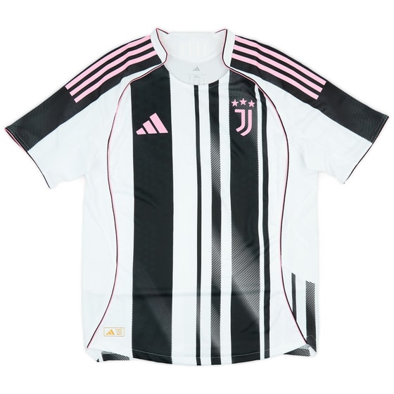 2025-26 Juventus Authentic Home Shirt