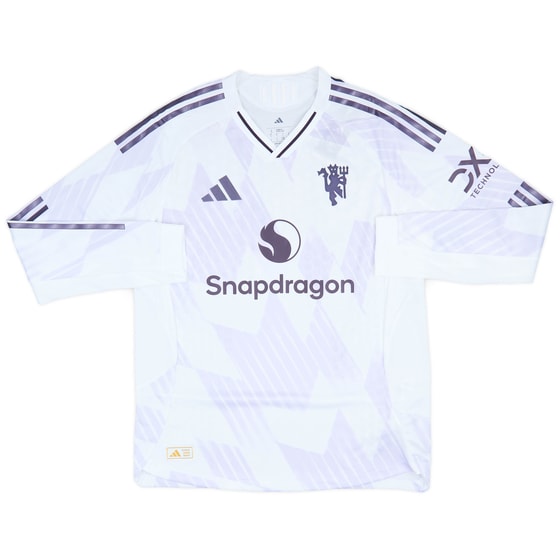 2025-26 Manchester United Authentic Away L/S Shirt