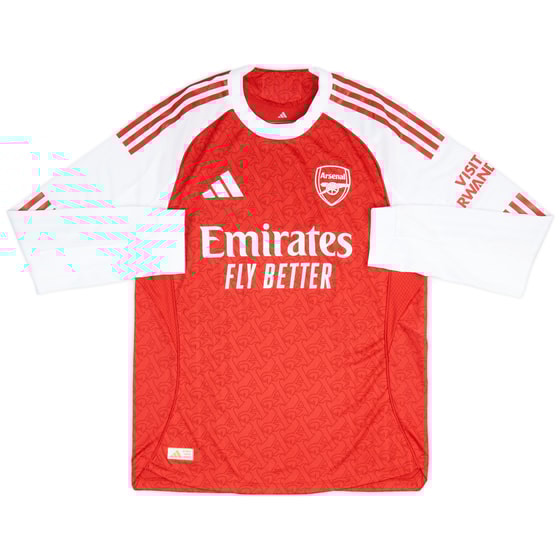2025-26 Arsenal Authentic Home L/S Shirt