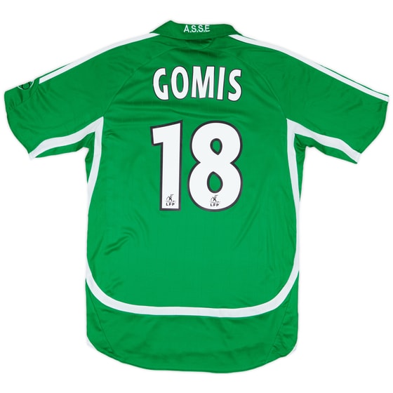 2006-07 Saint Etienne Home Shirt Gomis #18 - 7/10 - (S)