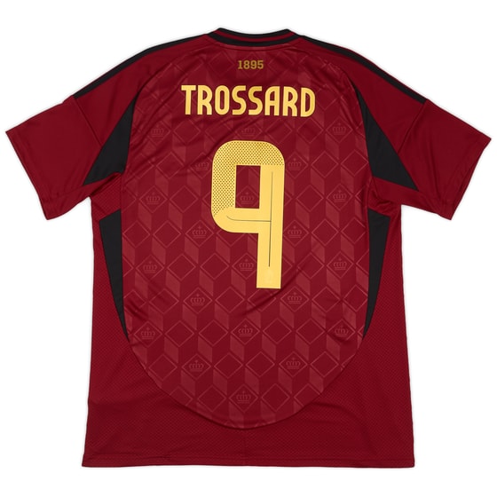 2024-25 Belgium Home Shirt Trossard #9