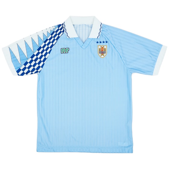 1992-95 Uruguay Home Shirt - 8/10 - (L)