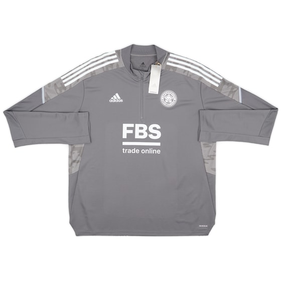 2021-22 Leicester adidas 1/4 Zip Training Top (S)