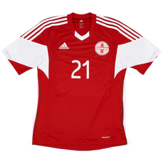 2014-16 Georgia Match Issue Away Shirt #21