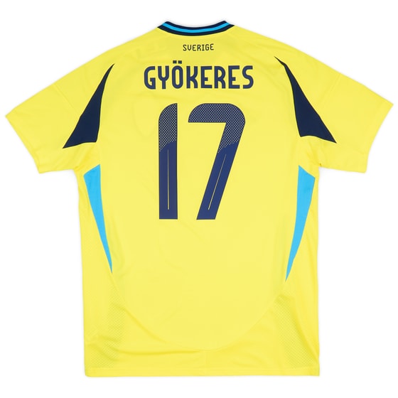 2024-25 Sweden Home Shirt Gyokeres #17