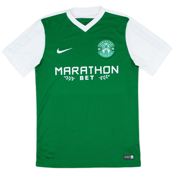 2016-17 Hibernian Home Shirt - 8/10 - (M)