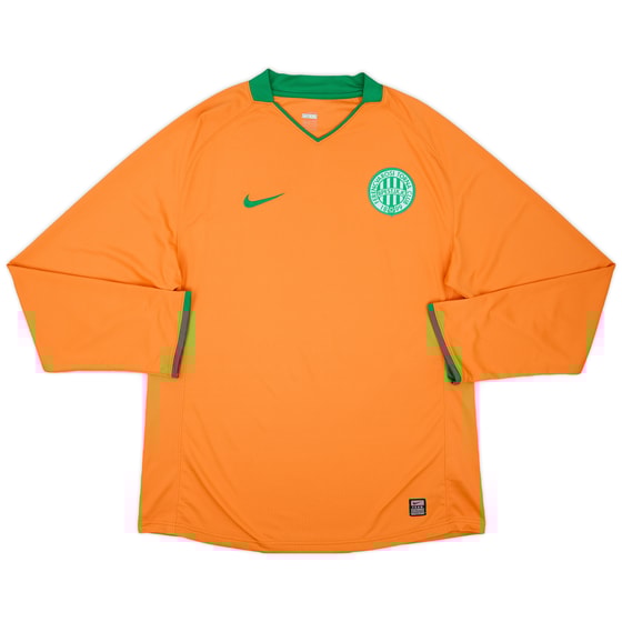 2008-09 Ferencvaros Away L/S Shirt - 9/10 - (XXL)