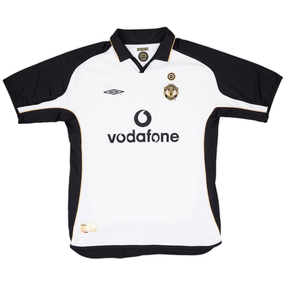 2001-02 Manchester United Match Issue Centenary Away Shirt #6