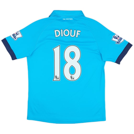 2014-15 Stoke City Away Shirt Diouf #18 - 8/10 - (S)