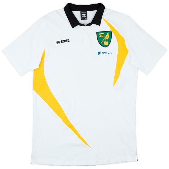 2014-15 Norwich City Errea Polo Shirt - 8/10 - (XL)
