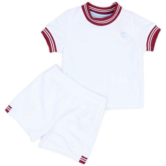 2023-24 West Ham Away Shirt & Shorts Kit (BABY)