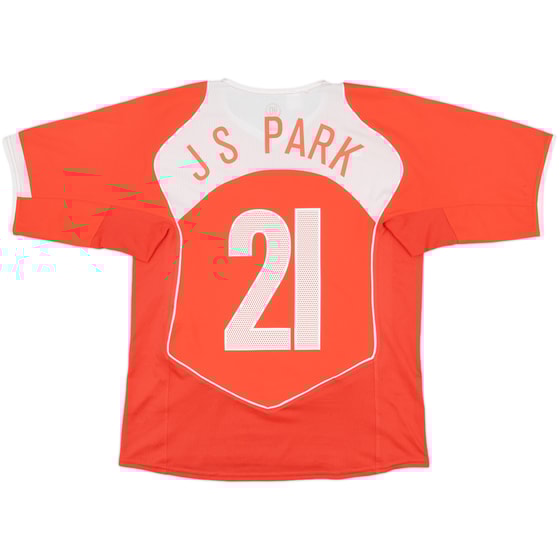 2004-06 South Korea Home Shirt J S Park #21 - 8/10 - (M)