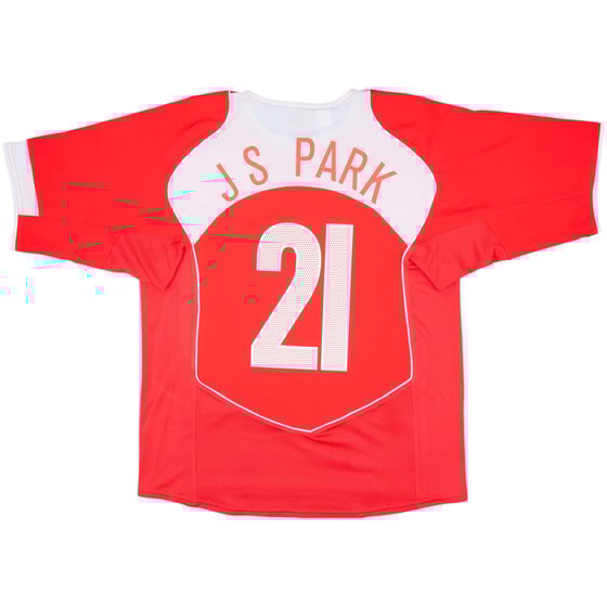 2004-06 South Korea Home Shirt J S Park #21 - 8/10 - (L)