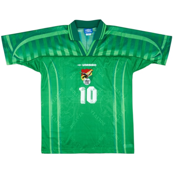 1999 Bolivia Home Shirt #10 (Etcheverry) - 8/10 - (M)