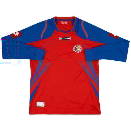 2008-10 Costa Rica Home L/S Shirt - 8/10 - (M)