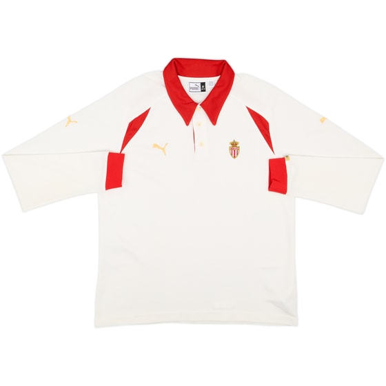 2002-03 Monaco Puma Polo L/S Shirt - 7/10 - (XL)