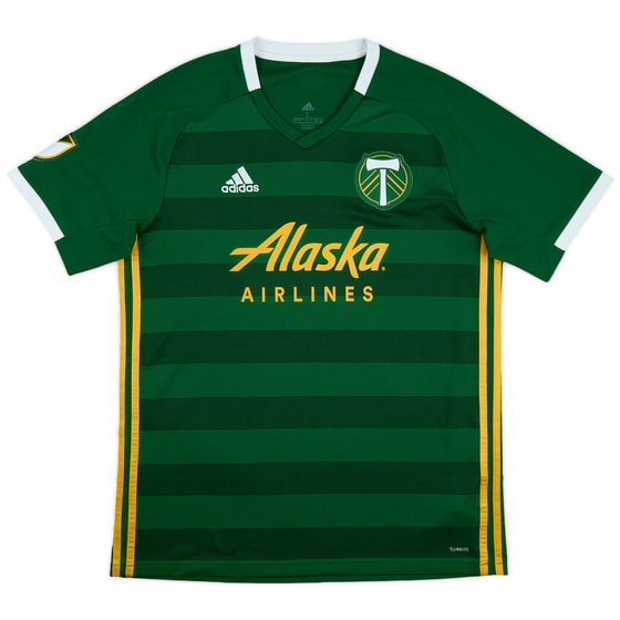 2019-20 Portland Timbers Home Shirt - 9/10 - (L)