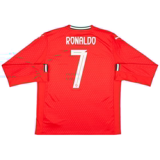 2025-26 Portugal Home L/S Shirt Ronaldo #7