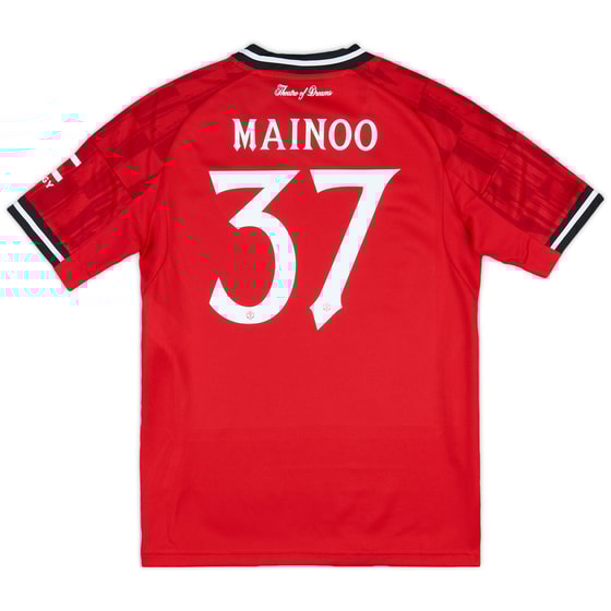 2025-26 Manchester United Home Shirt Mainoo #37 (KIDS)
