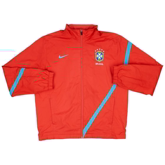 2012-13 Brazil Nike Track Jacket - 6/10 - (L)