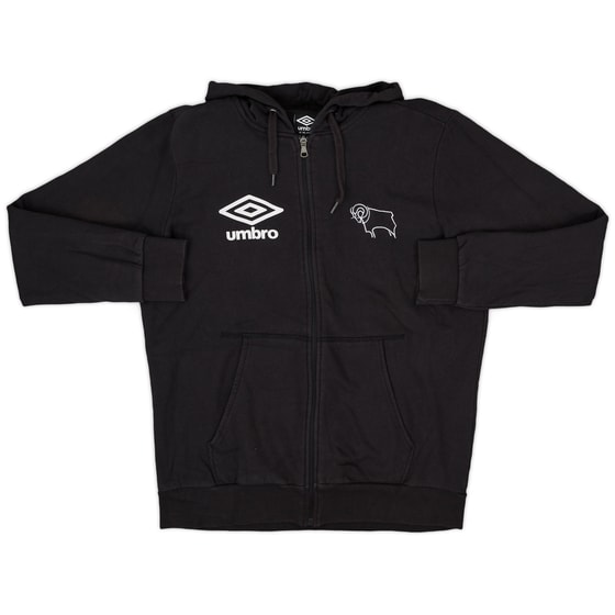 2016-17 Derby County Umbro Hooded Sweat Top - 7/10 - (L)