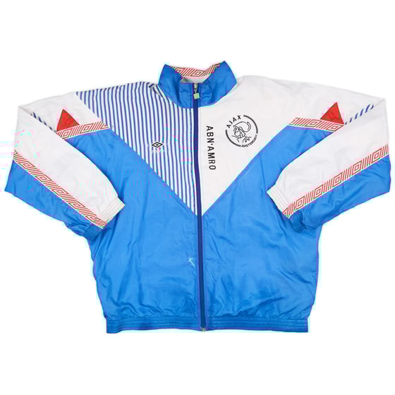 1989-91 Ajax Player Issue Umbro Track Jacket - 9/10 - (XXL)