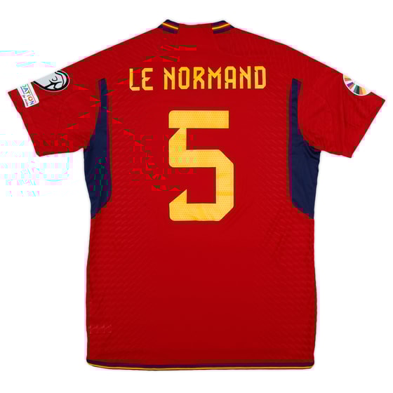 2022-23 Spain Match Issue Home Shirt Le Normand #5