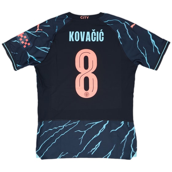 2023-24 Manchester City Match Issue FA Cup Third Shirt Kovacic #8