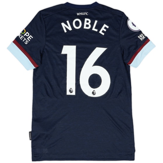 2021-22 West Ham Match Issue Third Shirt Noble #16