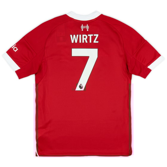 2025-26 Liverpool Home Shirt Wirtz #7 (KIDS)