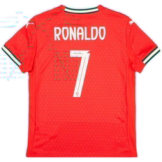 2025-26 Portugal Home Shirt Ronaldo #7 (KIDS)