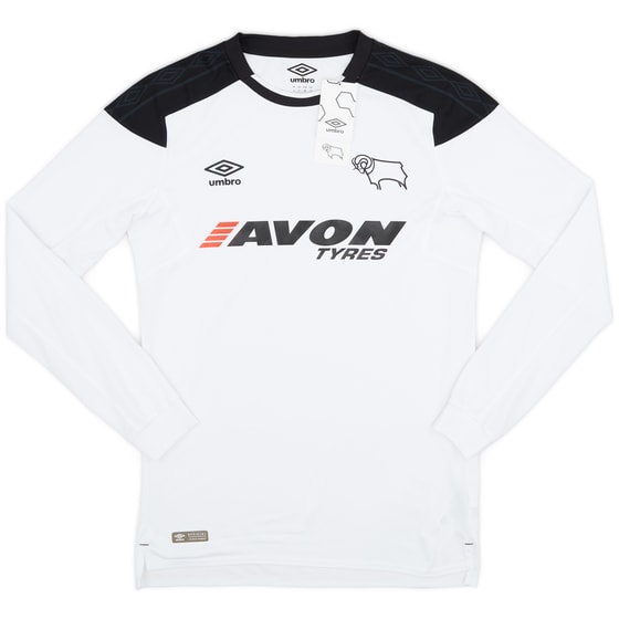 2017-18 Derby County Home L/S Shirt (S)