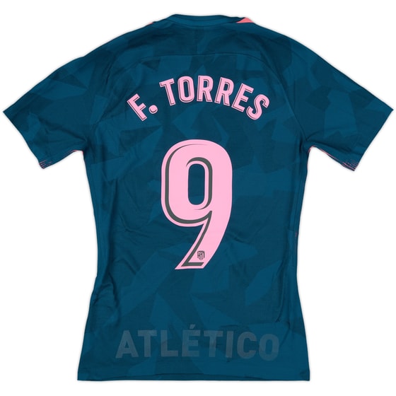 2017-18 Atletico Madrid Player Issue Third Shirt F.Torres #9 (S)