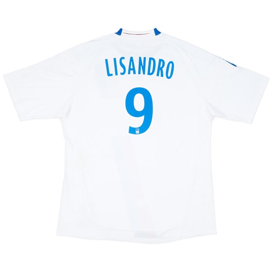 2010-11 Lyon Home Shirt Lisandro #9 - 5/10 - (XL)