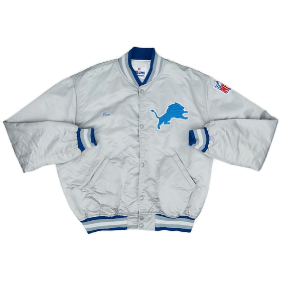 1980s Detroit Lions Starter Satin Varsity Jacket - 7/10 - (XL)