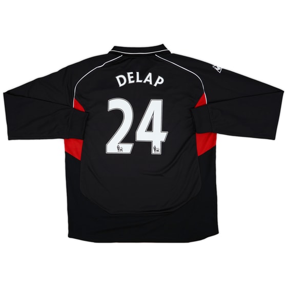 2009-10 Stoke City Away L/S Shirt Delap #24 - 8/10 - (XL)