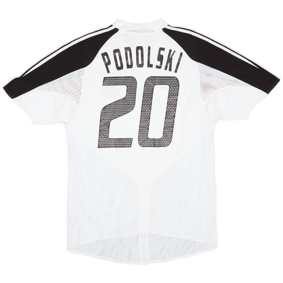 2004-05 Germany Home Shirt Podolski #20