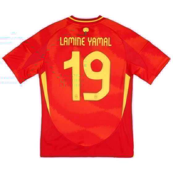 2024-25 Spain Home Shirt Lamine Yamal #19 (KIDS)