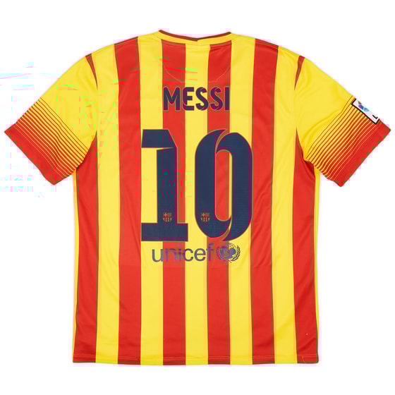2013-15 Barcelona Away Shirt Messi #10 - 6/10 - (L)