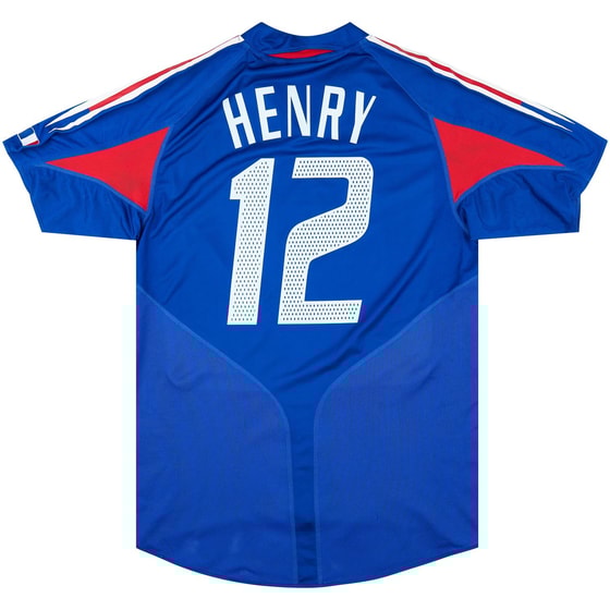 2004-06 France Home Shirt Henry #12