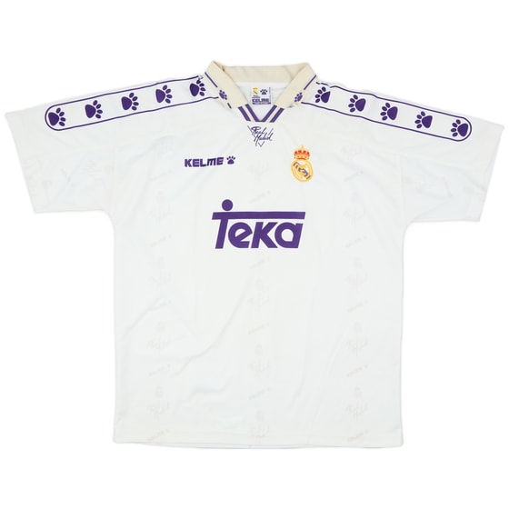 1996-97 Real Madrid Home Shirt - 7/10 - (XL)